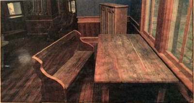 Bench and Table